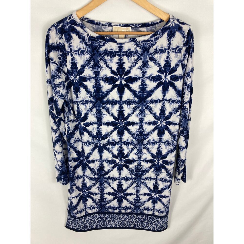 MICHAEL Michael Kors patterned Long Sleeve Dress Size P/L